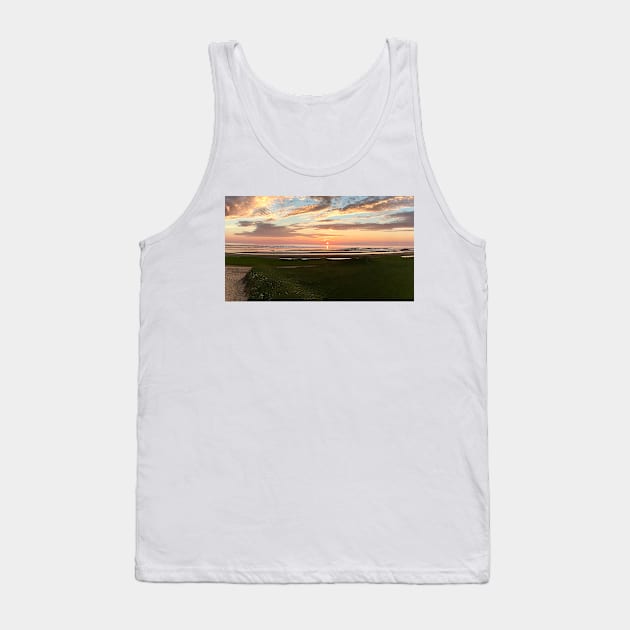 Sunset over the Eastham flats Tank Top by Dillyzip1202